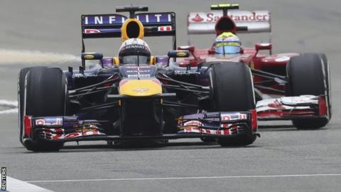 Sebastian Vettel and Felipe Massa