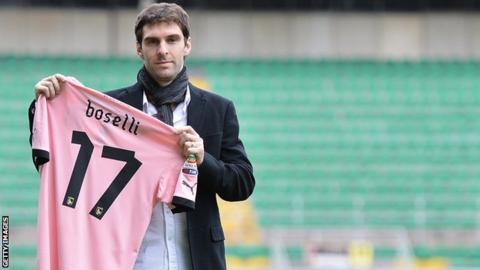 Wigan's Mauro Boselli who finished the season on loan at Palermo