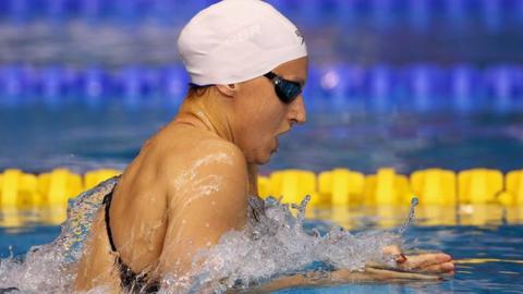 British swimmer Sophie Allen