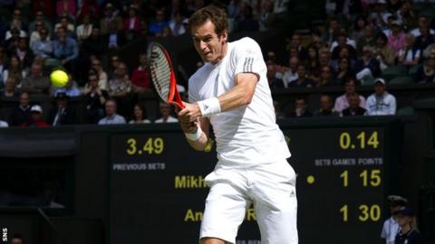 Andy Murray is seeded two at Wimbledon