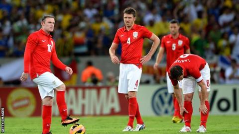 Wayne Rooney, MIchael Carrick and Frank Lampard