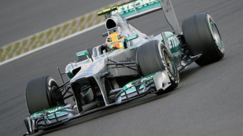 Mercedes' Lewis Hamilton