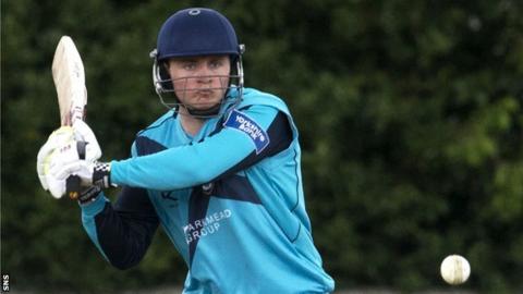 Scotland batsman Ewan Chalmers