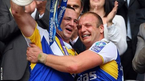 Adrian Morley and Garreth Carvell