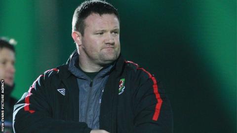 Barry Town manager Gavin Chesterfield