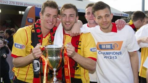 Partick Thistle players