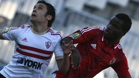 Al Ahly and Zamalek in action