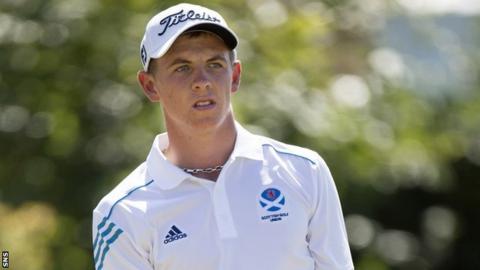 Scottish golfer Grant Forrest
