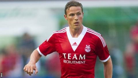 Aberdeen player Chris Clark