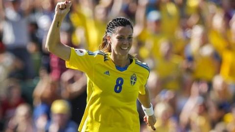 Sweden's Lotta Schelin