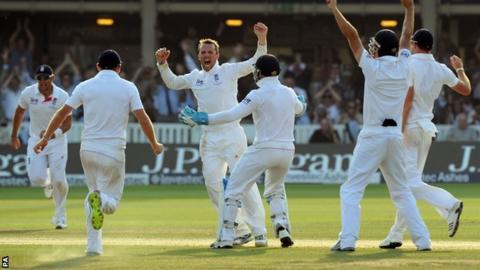 England celebrate