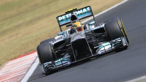 Mercedes' Lewis Hamilton