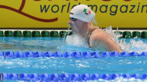 Sycerika McMahon during Sunday's individual medley