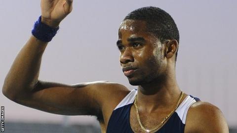 British sprinter Delano Williams