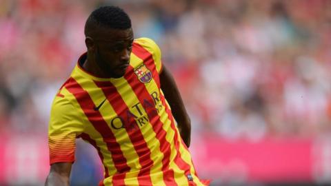 Barcelona's Alex Song