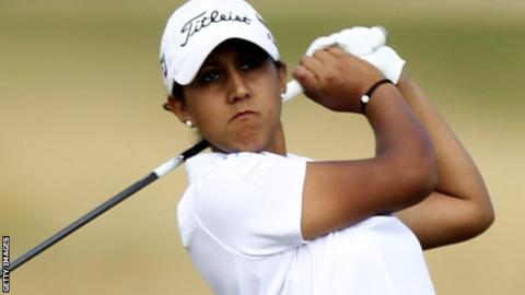 Welsh golfer Sahra Hassan