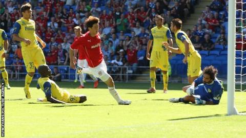 Kim Bo-Kyung scores for Cardiff