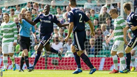 Ross County goalscorer Darren Maatsen