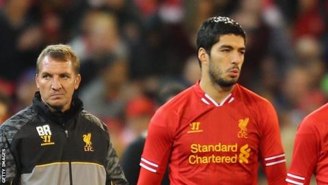 Brendan Rodgers and Luis Suarez