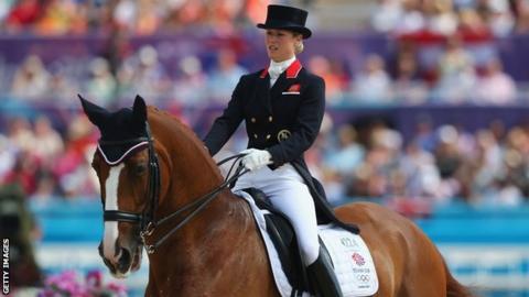 Laura Bechtolsheimer riding Mistral Hojris