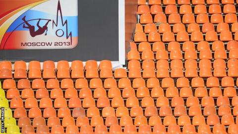 Empty seats in Moscow