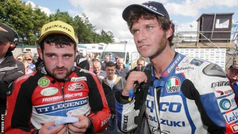 Michael Dunlop and Guy Martin