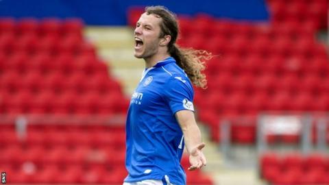 St Johnstone striker Stevie May