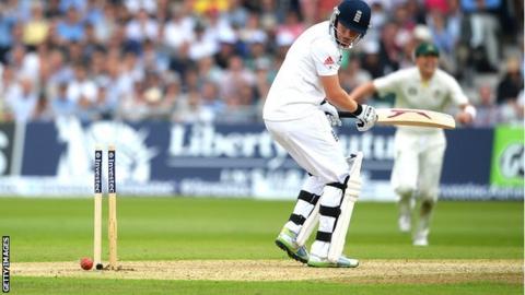 Jonny Bairstow is bowled