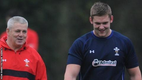 Warren Gatland and Dan Lydiate