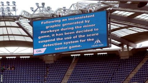 Hawkeye incorrectly called a Limerick point a wide in Sunday's All-Ireland Minor Hurling semi-final against Galway