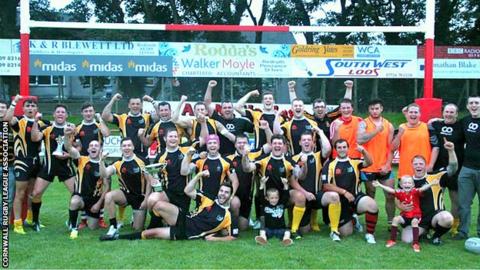 Cornwall celebrate their victory