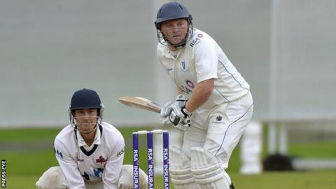 Andrew Poynter's century helped Leinster Lightning earn a draw at Waringstown