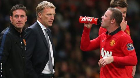 David Moyes and Wayne Rooney