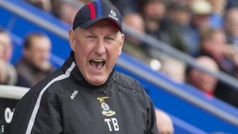 Inverness manager Terry Butcher