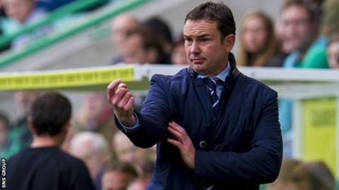 Derek Adams at Easter Road