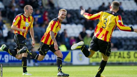 Partick Thistle came from behind to win in Paisley