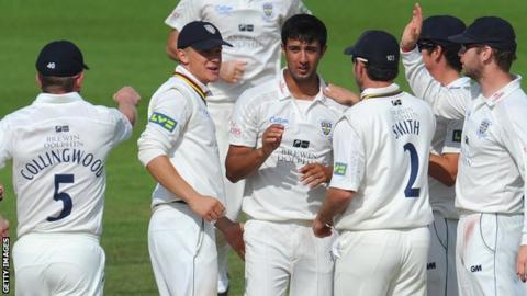 Durham players celebrate