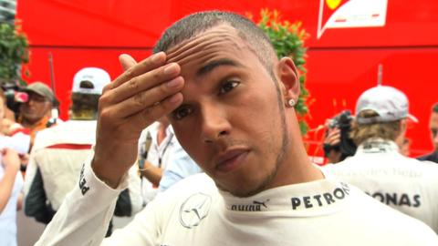 Mercedes driver Lewis Hamilton concedes the drivers title