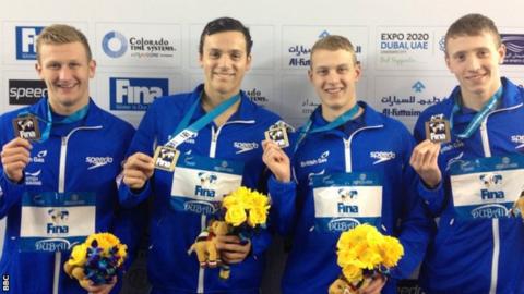 James Guy and other World Junior Swimming medalists