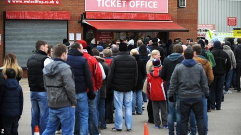 Walsall fans