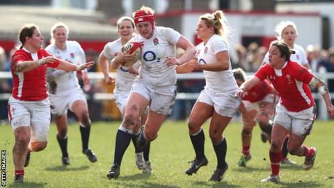 England Women in Six Nations action