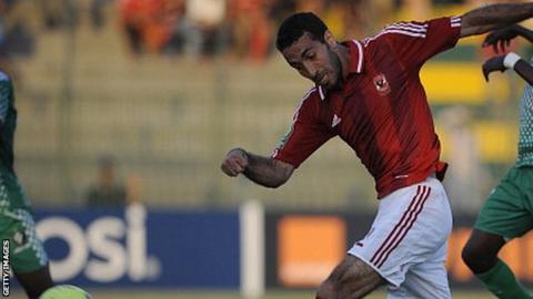 Al-Ahly player Mohamed Aboutrika