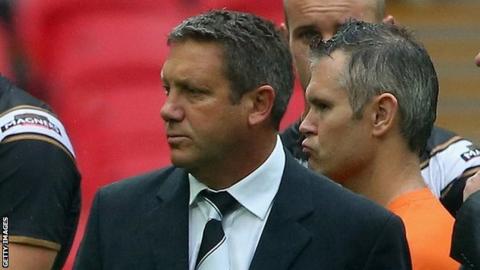 Hull FCcoach Peter Gentle