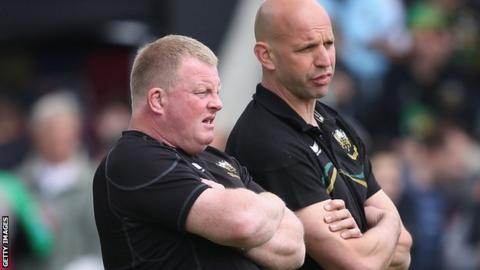 Dorian West and Jim Mallinder