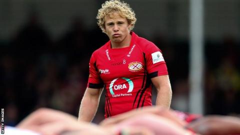 Ed Dawson against Plymouth Albion