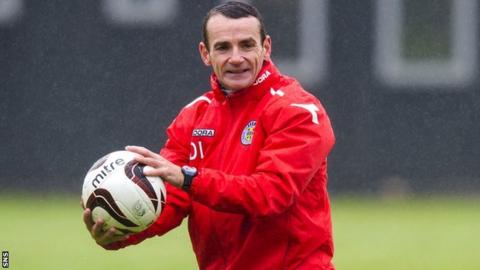 St Mirren manager Danny Lennon