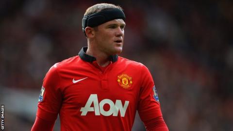 Manchester United striker Wayne Rooney