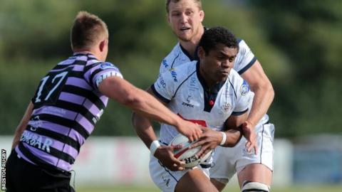 Sammy Speight in action for Bristol