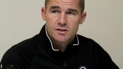 Partick Thistle manager Alan Archibald