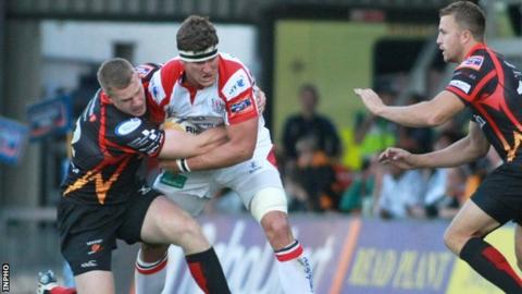 Ulster back row Robbie Diack